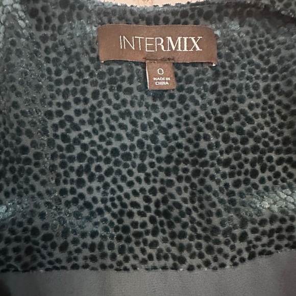 Intermix Women’s Silk Blend Teal Long Sleeve Wrap Dress, Size 0 - Picture 13 of 16